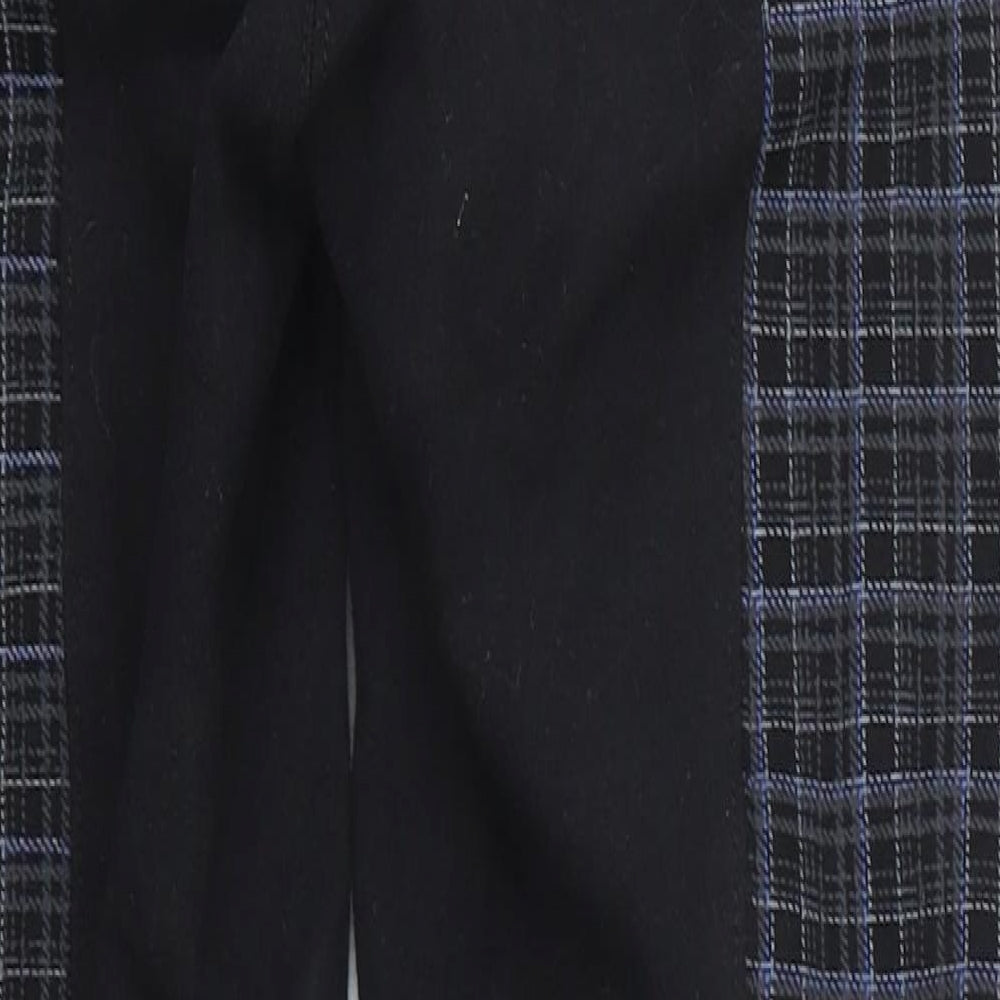 Gallop Womens Black Check  Jegging Trousers Size 10