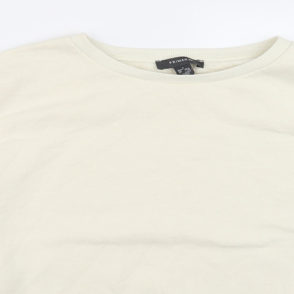 Primark Womens Ivory   Pullover Jumper Size 10