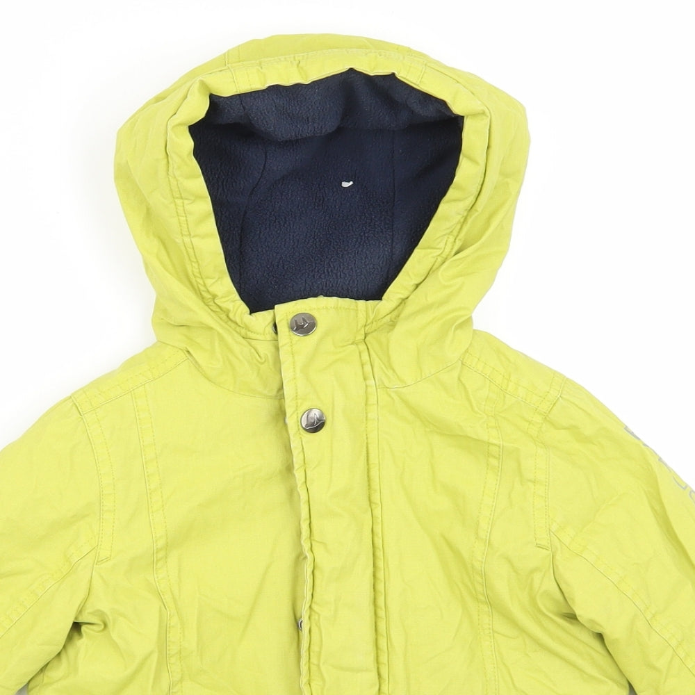 mantaray Boys Green   Puffer Jacket Coat Size 4-5 Years