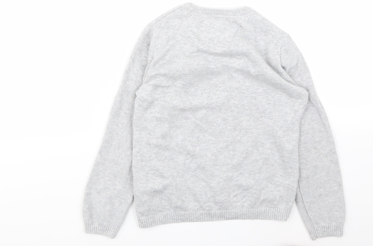 Primark Boys Grey   Pullover Jumper Size 7 Years