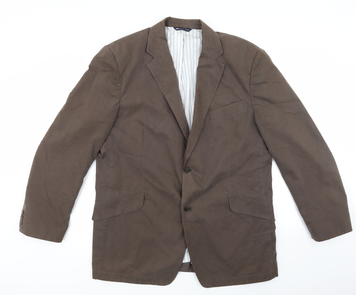 Blue Harbour Mens Brown   Jacket Blazer Size L