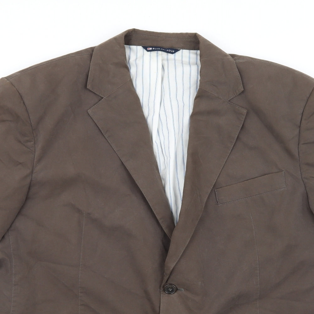 Blue Harbour Mens Brown   Jacket Blazer Size L