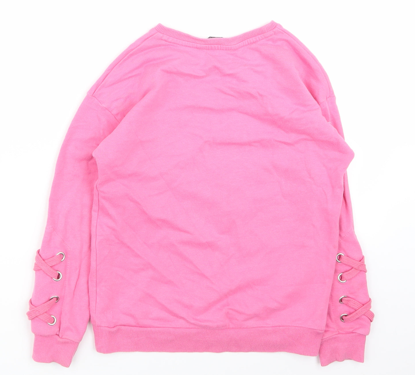 George Girls Pink   Pullover Jumper Size 7-8 Years