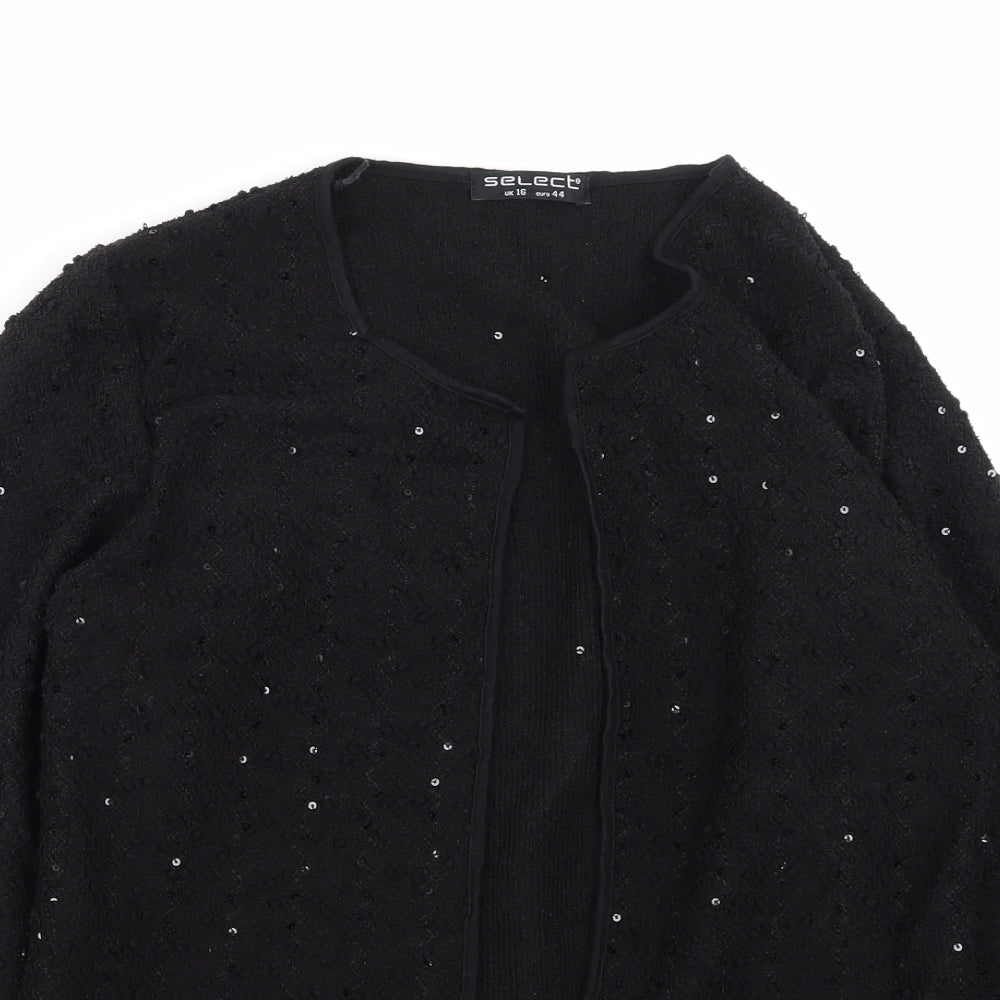 Select Womens Black   Jacket  Size 16