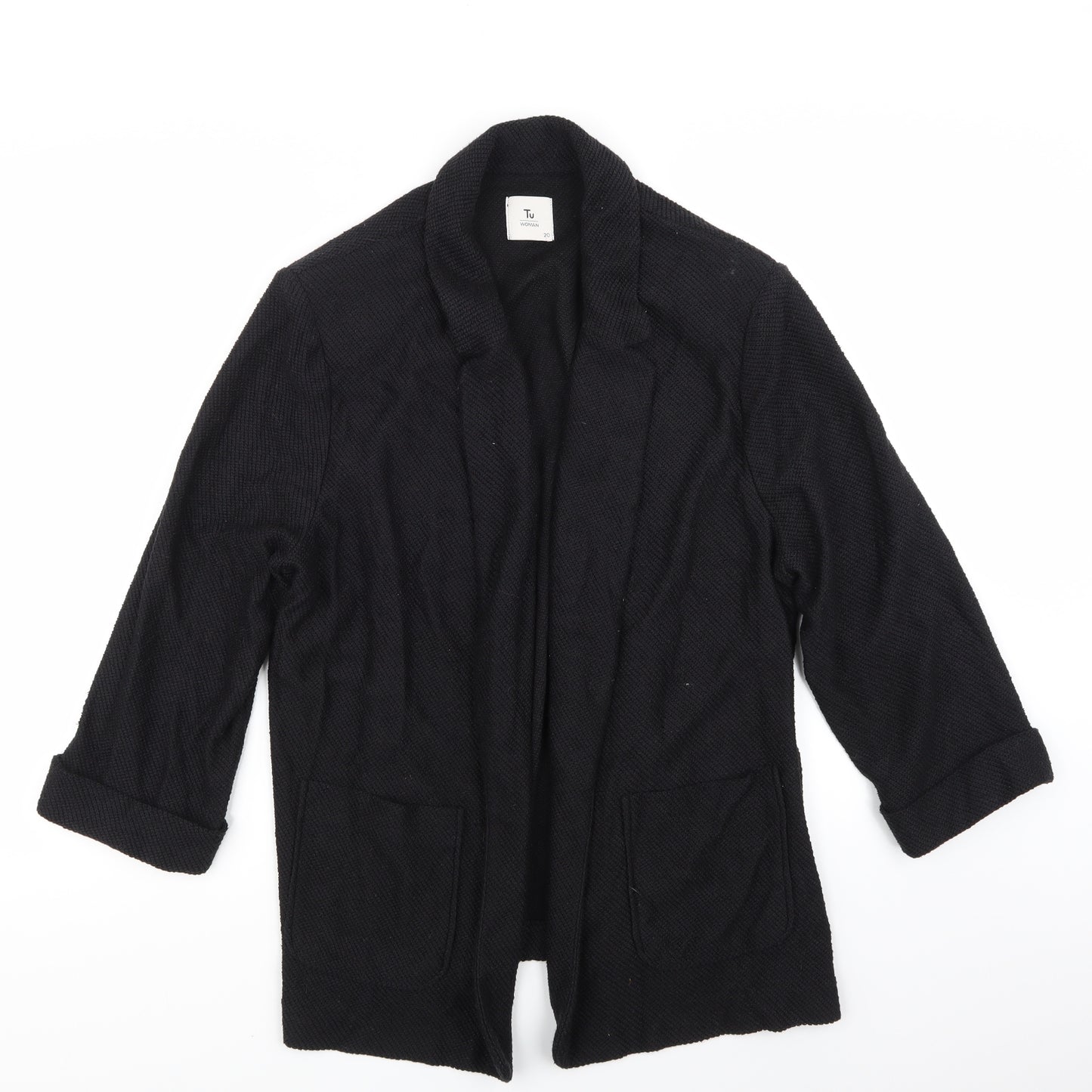 TU Womens Black   Jacket Blazer Size 20