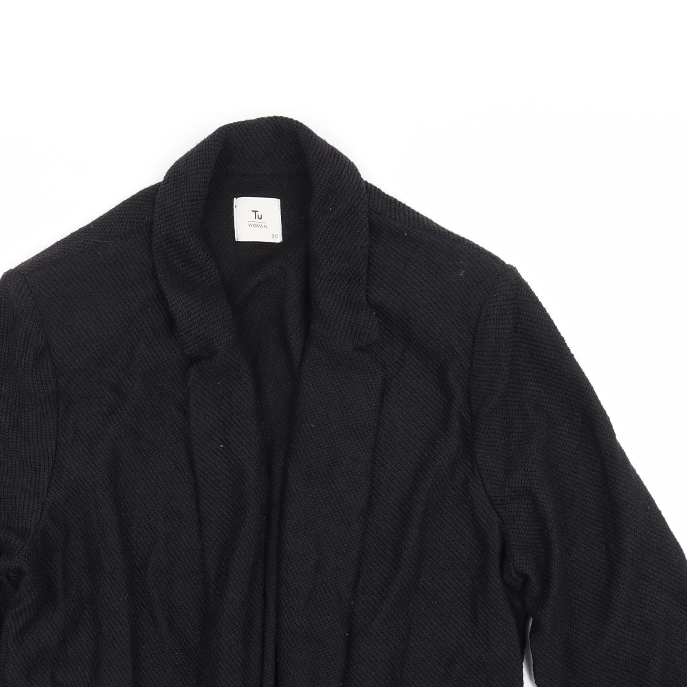 TU Womens Black   Jacket Blazer Size 20