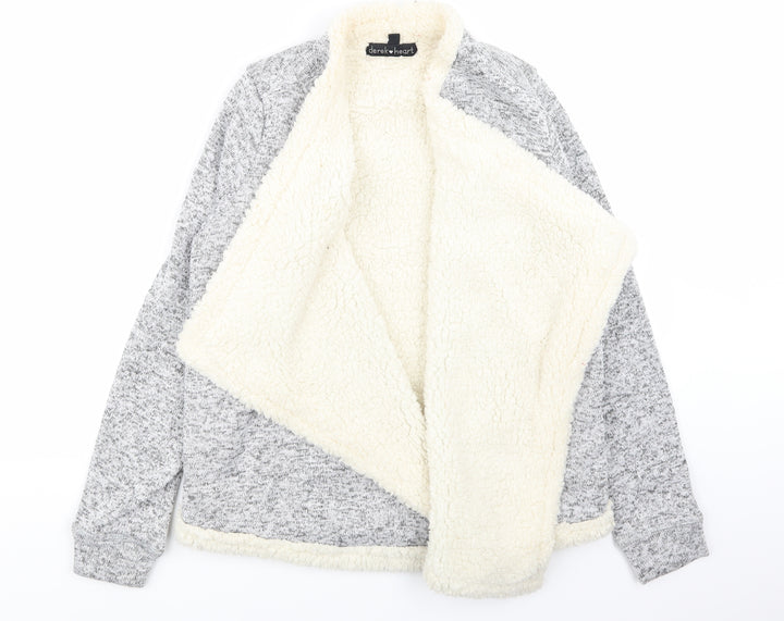 Derek Heart Womens Grey Jacket Size M