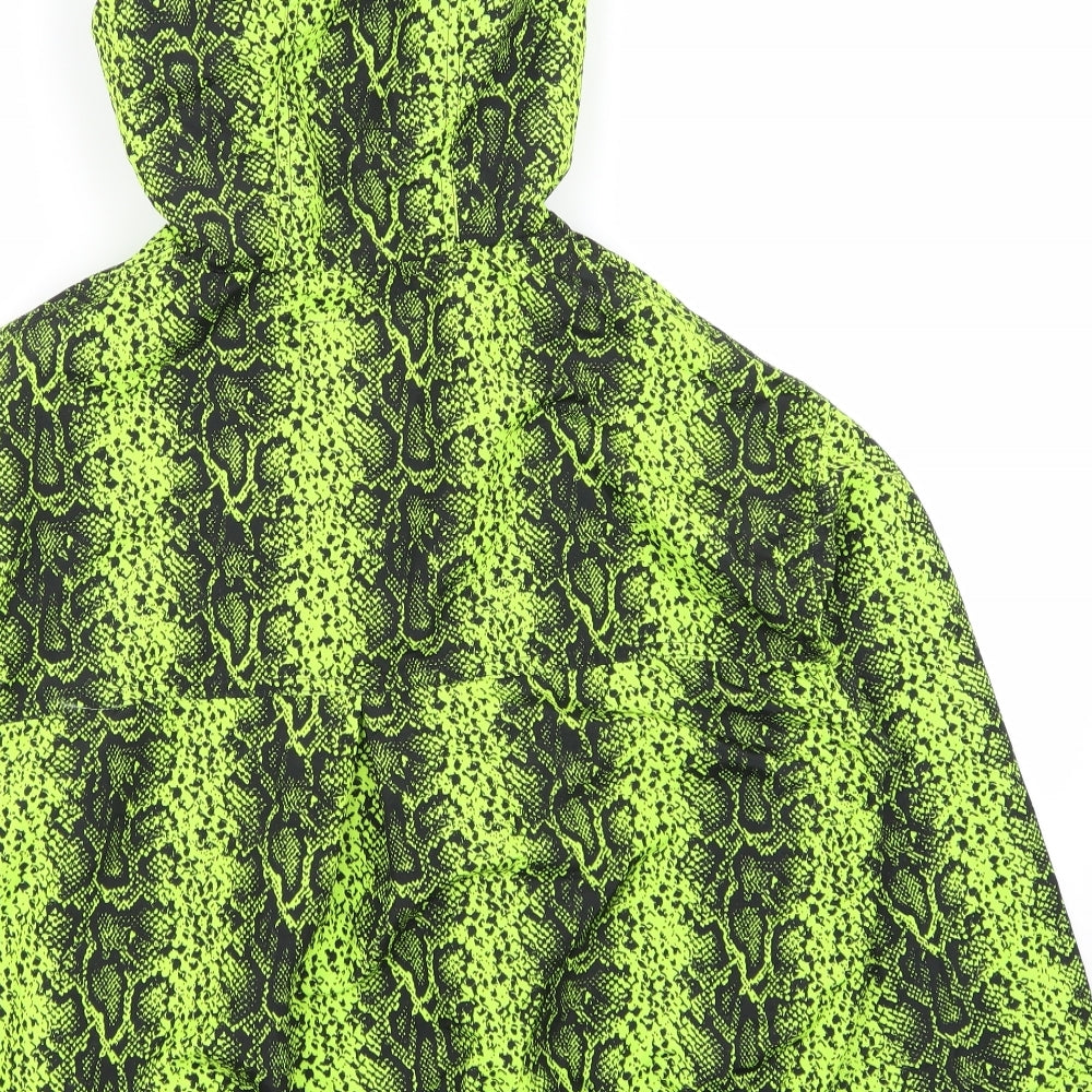 Primark Womens Green Animal Print  Jacket  Size 10