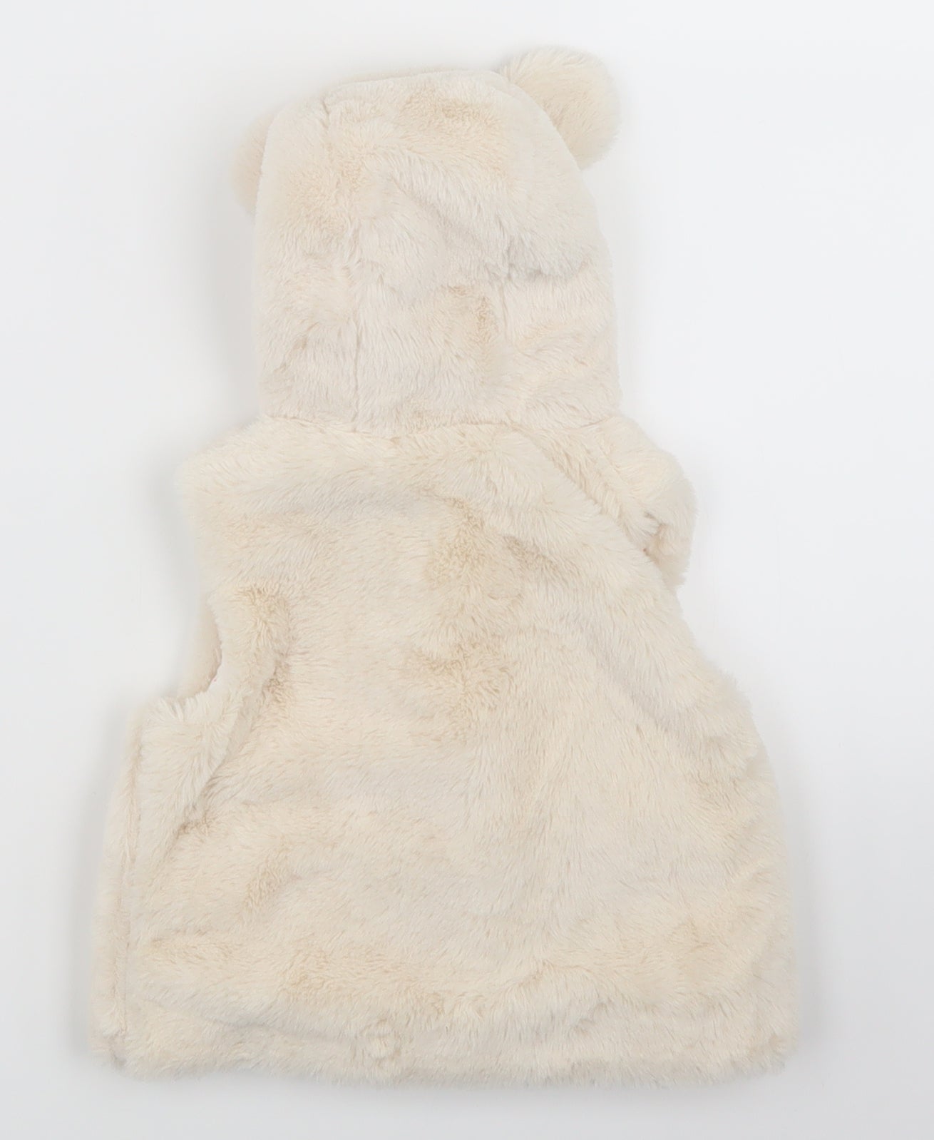 Nutmeg Girls Beige   Gilet Jacket Size 6-9 Months