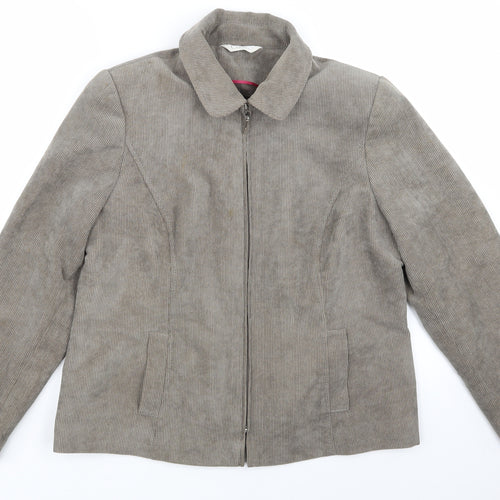Classics Womens Beige   Jacket  Size 16