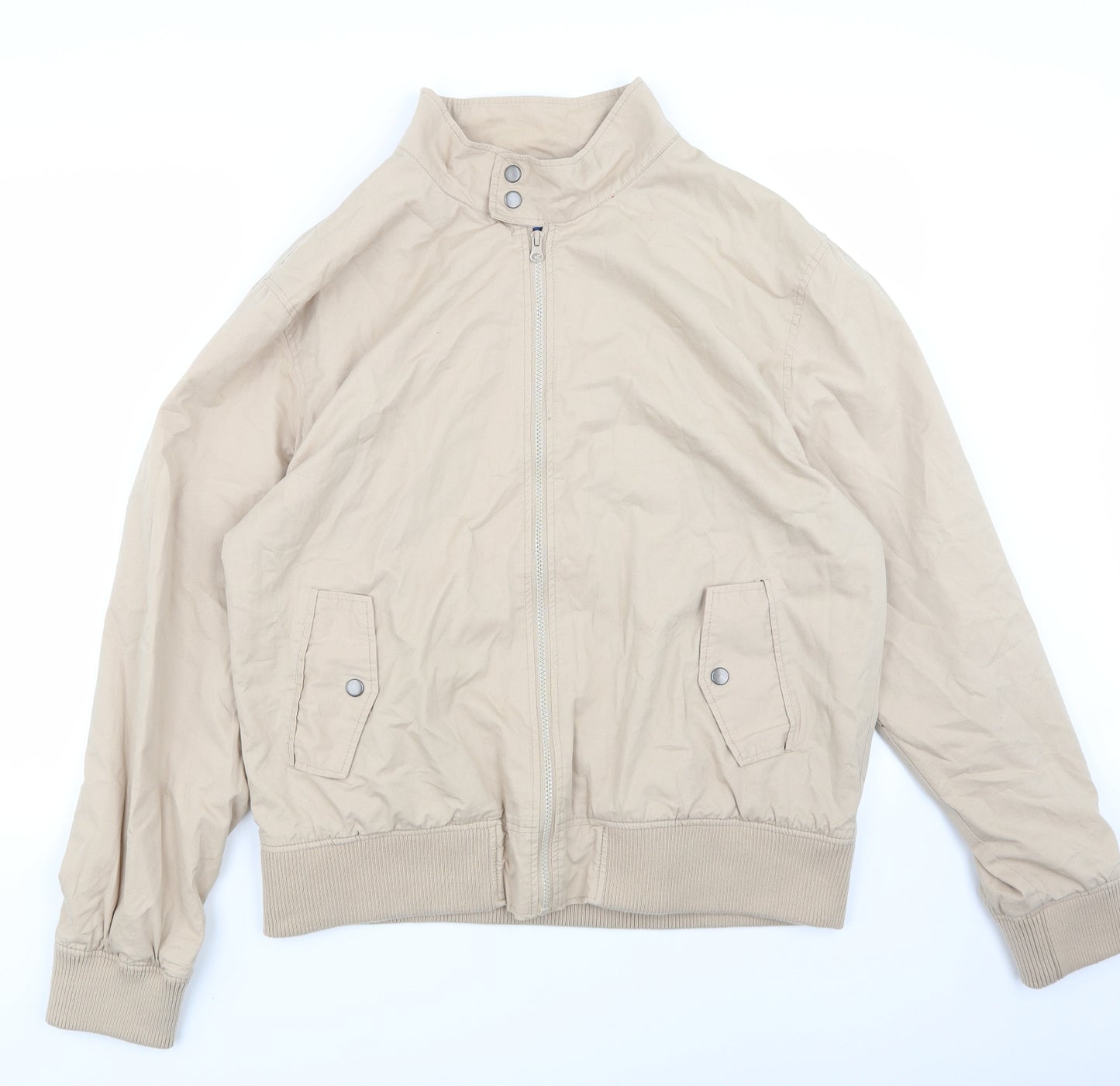 Twisted Gorilla Mens Beige   Bomber Jacket Jacket Size XL