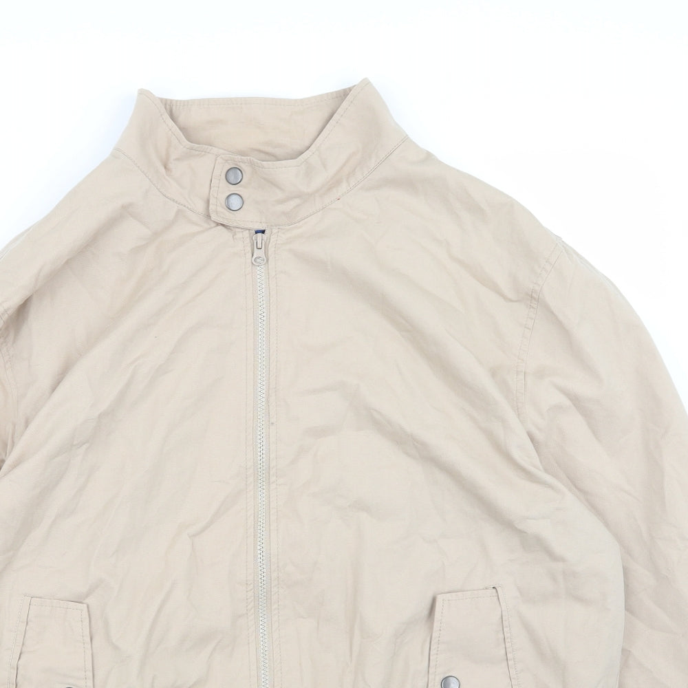 Twisted Gorilla Mens Beige   Bomber Jacket Jacket Size XL