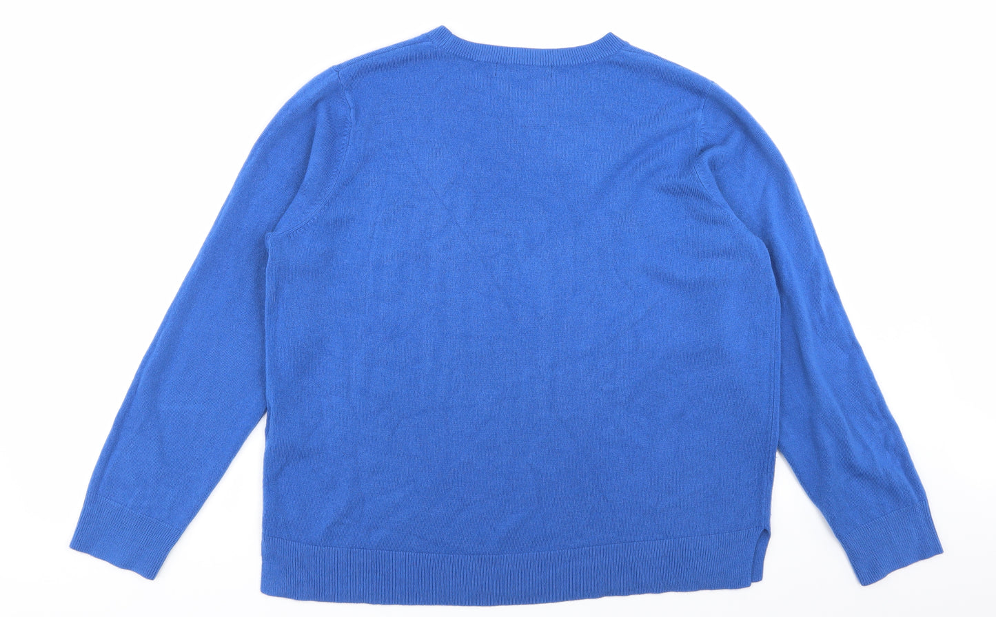 Marks and Spencer Womens Blue   Pullover Jumper Size 18