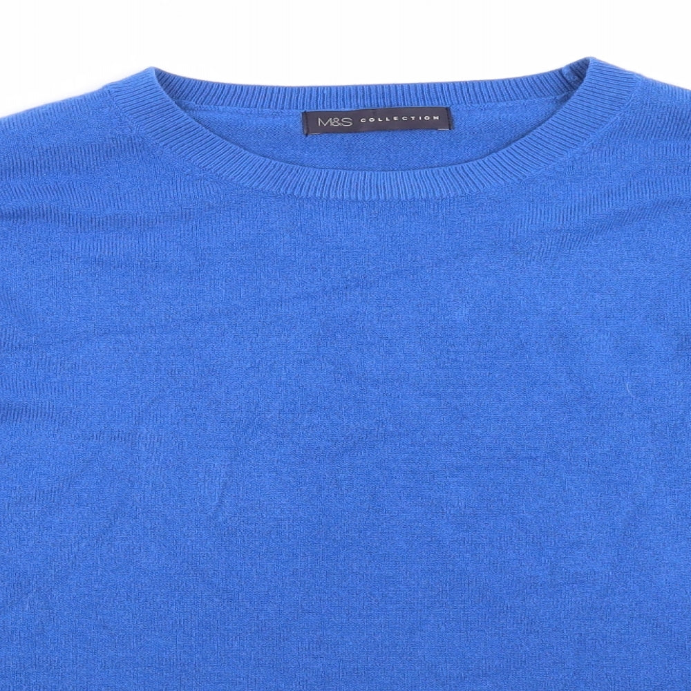 Marks and Spencer Womens Blue   Pullover Jumper Size 18