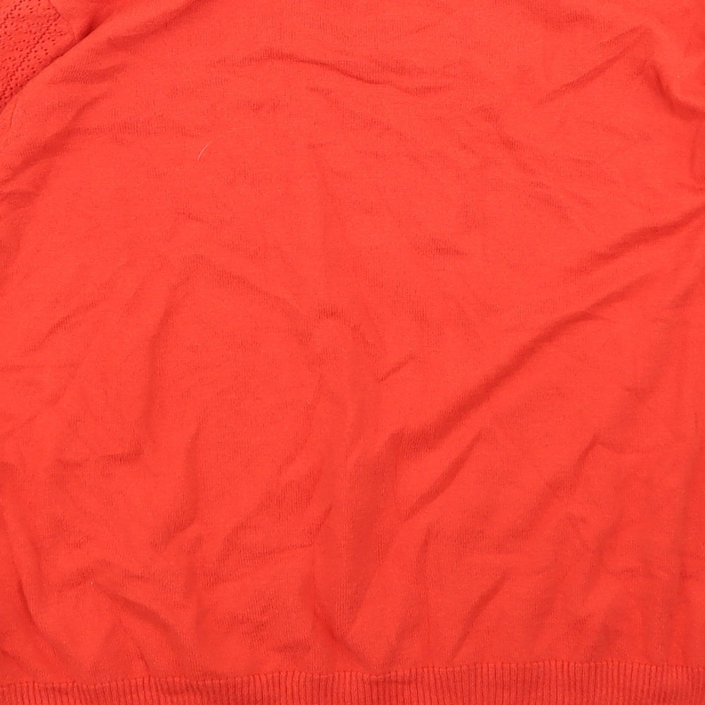 Essential Womens Orange   Basic T-Shirt Size XL