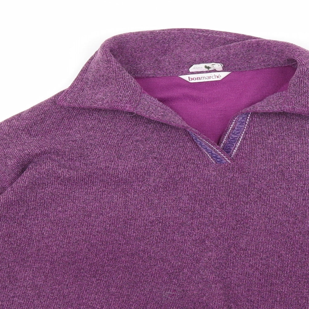 Bonmarché Womens Purple   Pullover Jumper Size L