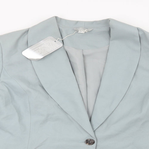 Preworn Womens Green   Jacket Blazer Size 16