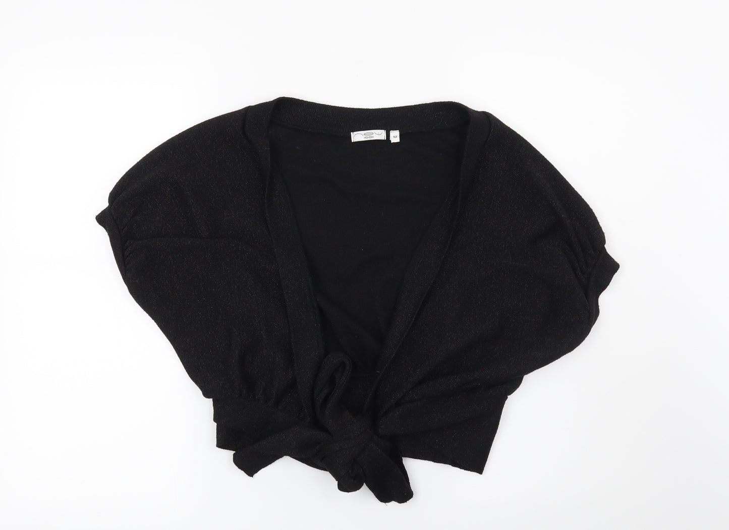 New Look Womens Black   Shrug Jumper Size 12