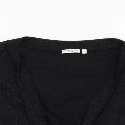 New Look Womens Black   Shrug Jumper Size 12