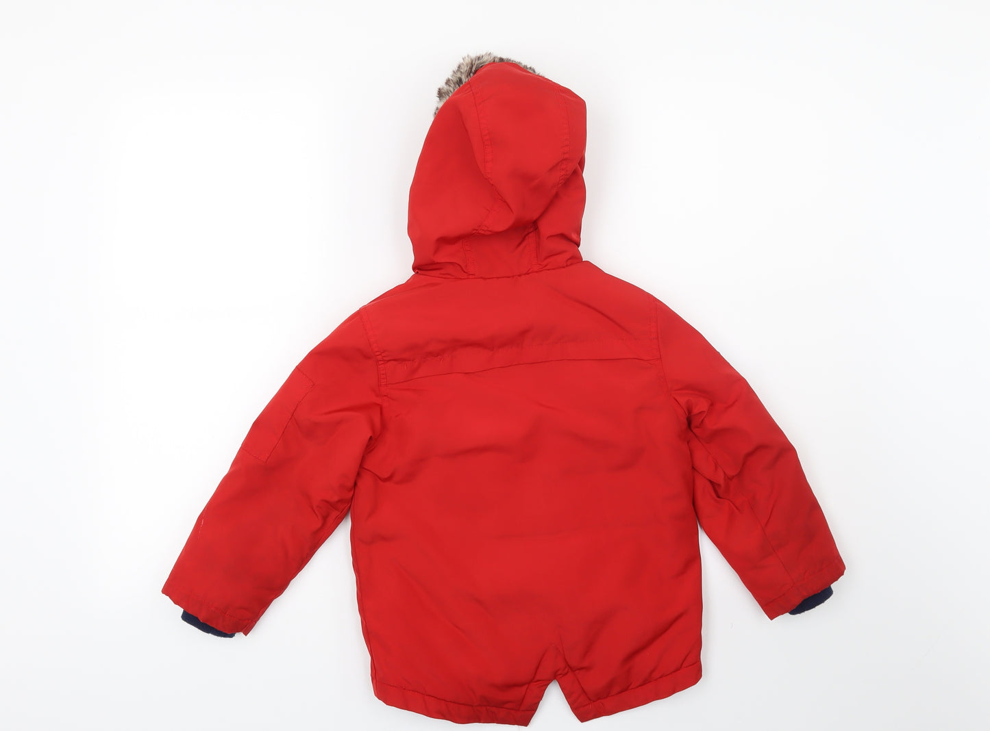 George Boys Red   Overcoat Coat Size 3-4 Years  - Paw Patrol