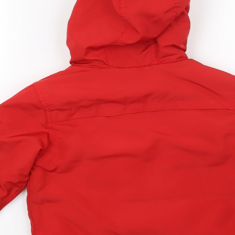 George Boys Red   Overcoat Coat Size 3-4 Years  - Paw Patrol