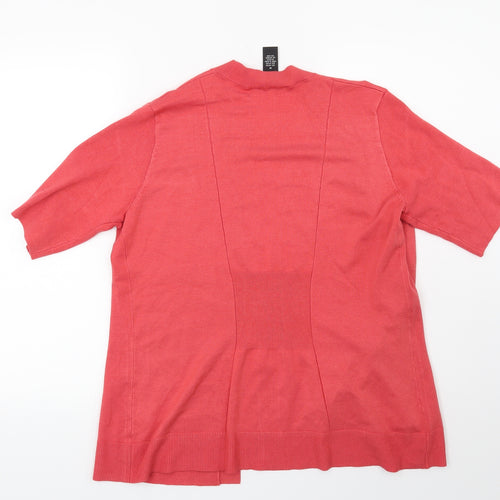 Preworn Womens Red   Cardigan Jumper Size M