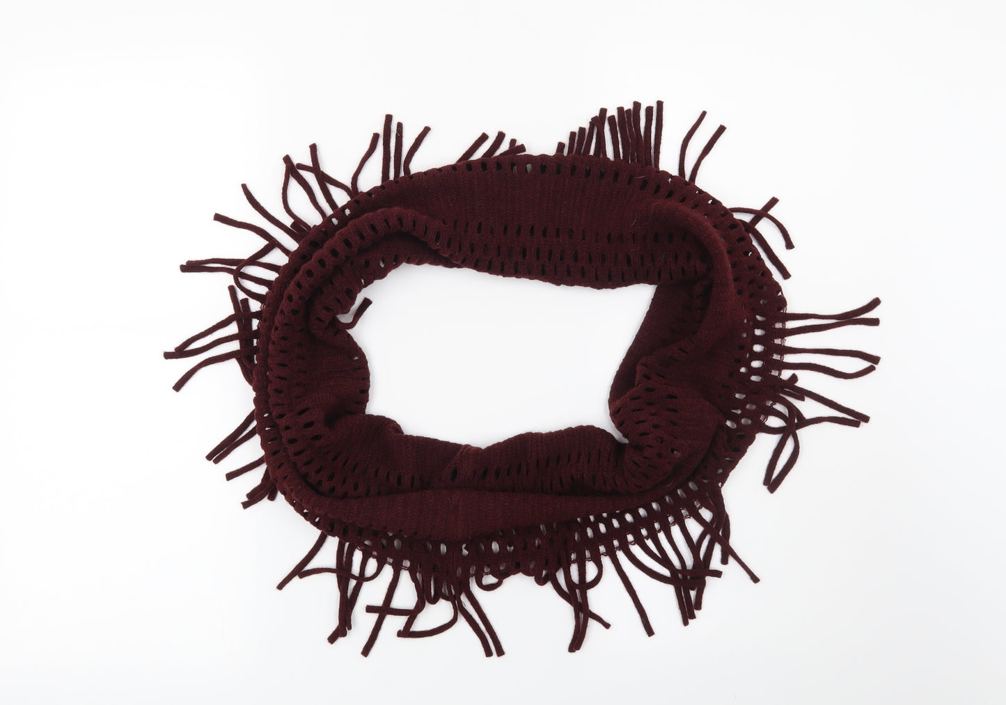 Avon Womens Red Geometric   Scarf