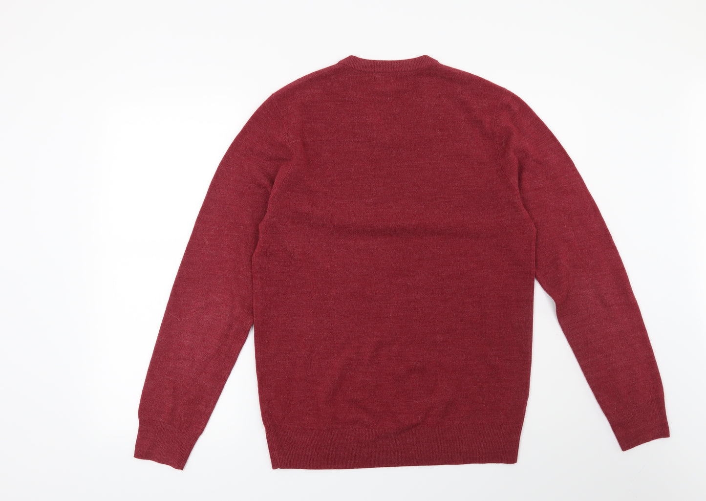 Atlantic Bay Mens Red   Pullover Jumper Size S