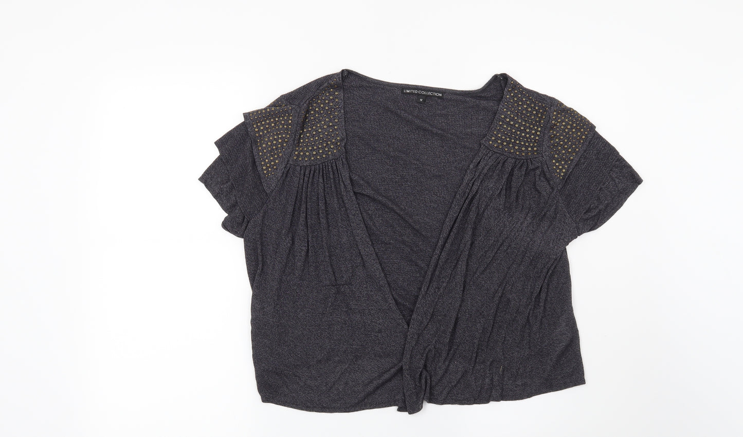 Marks and Spencer Womens Blue   Shrug Jumper Size 12