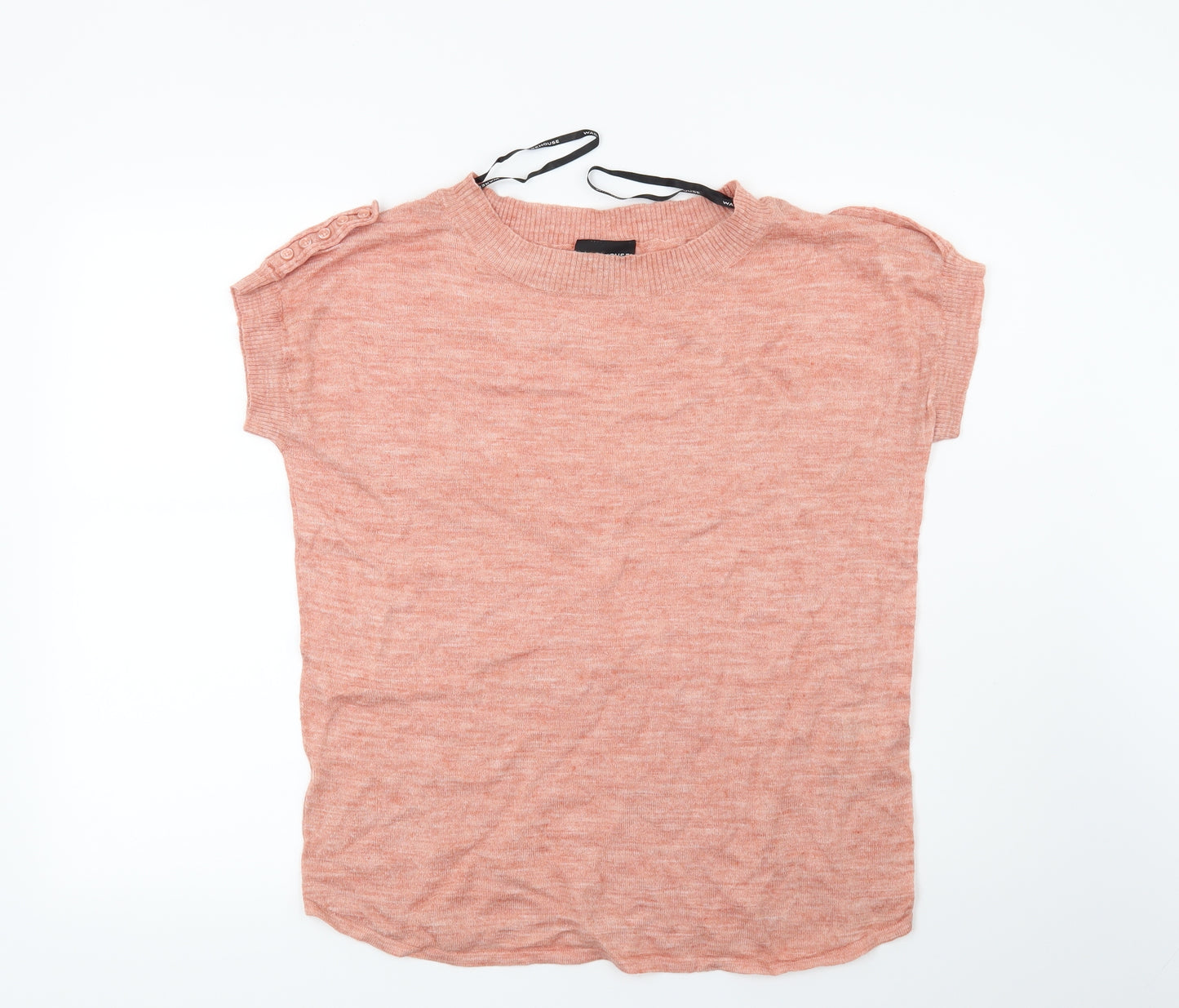 Warehouse Womens Pink   Pullover Jumper Size 12