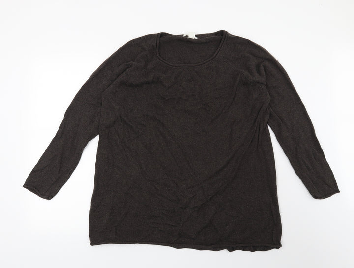 H&M Womens Grey   Pullover Jumper Size L