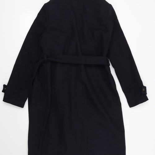 New Look Womens Blue   Overcoat Coat Size 12