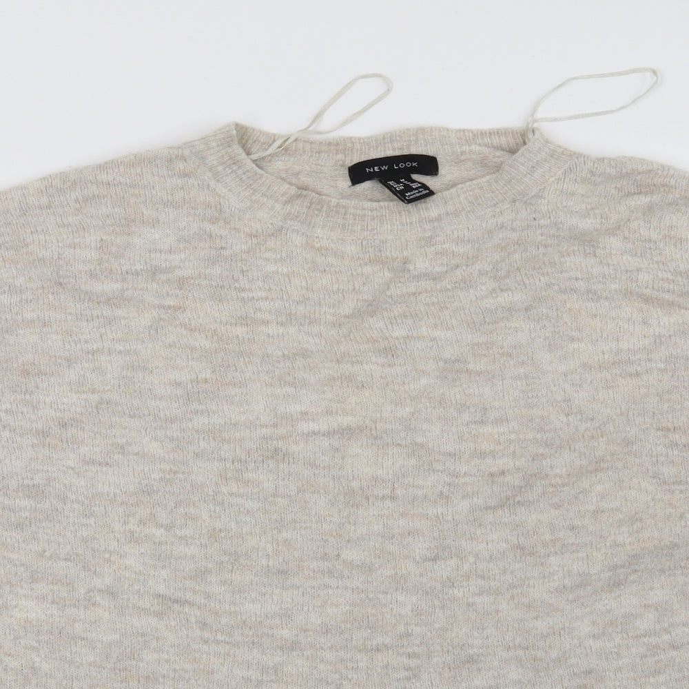 New Look Womens Beige   Pullover Jumper Size M