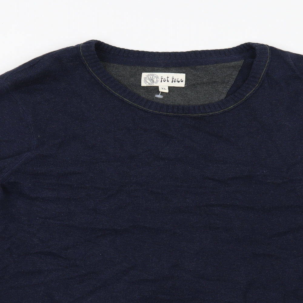 Fat Face Mens Blue   Pullover Jumper Size XL