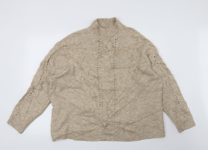 F&F Womens Beige   Pullover Jumper Size 16