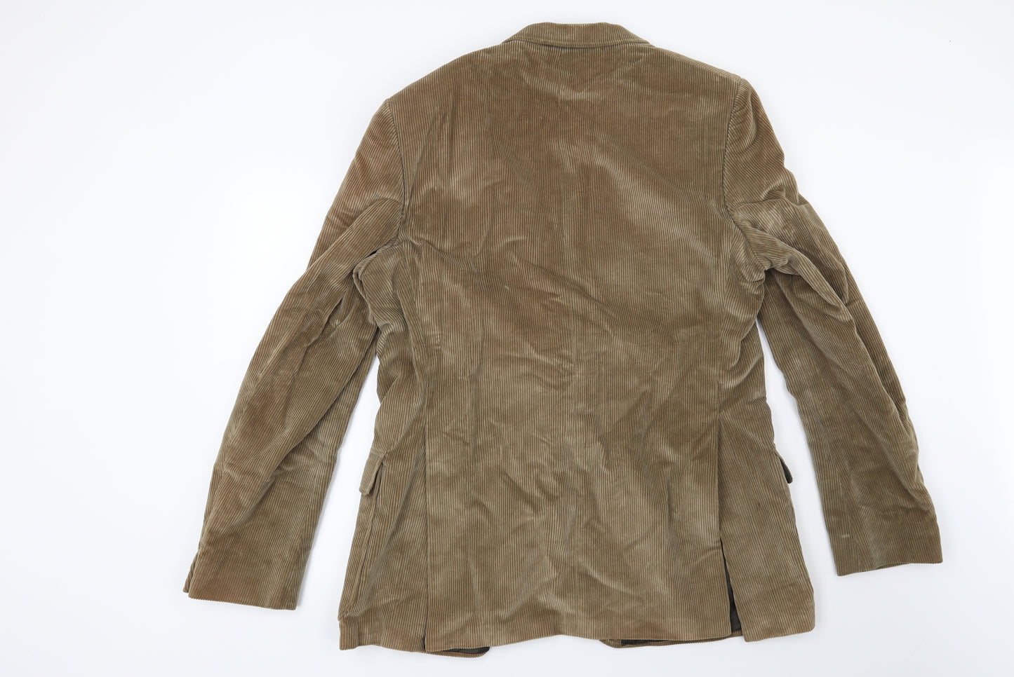 Hornes Mens Brown Striped  Jacket Blazer Size 44