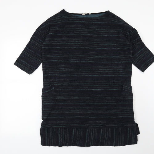 Great plains Womens Blue Striped  Jumper Dress  Size S