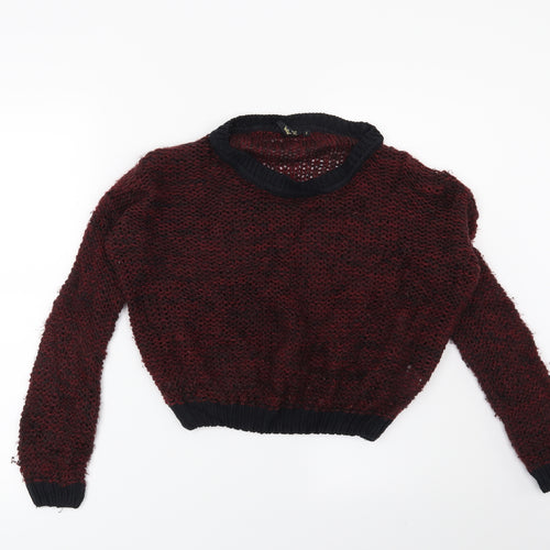 Goldigga Womens Red   Pullover Jumper Size 8