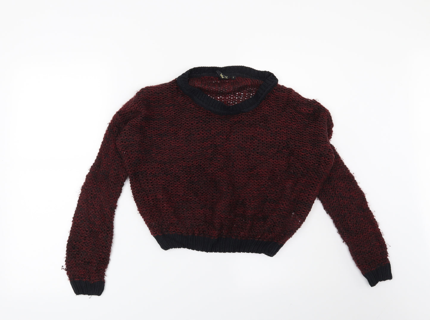 Goldigga Womens Red   Pullover Jumper Size 8