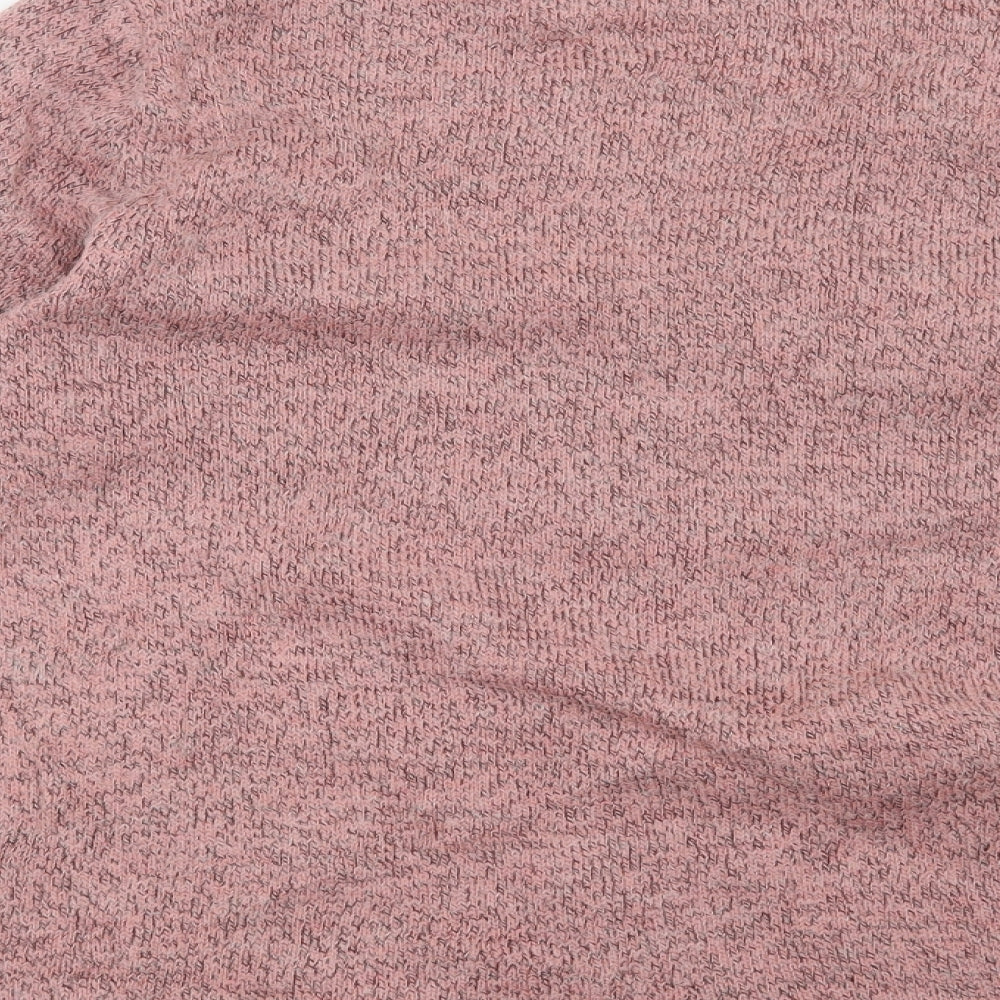 Damart Womens Pink Floral  Pullover Jumper Size 14