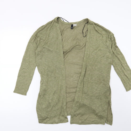 H&M Womens Green   Cardigan Jumper Size M