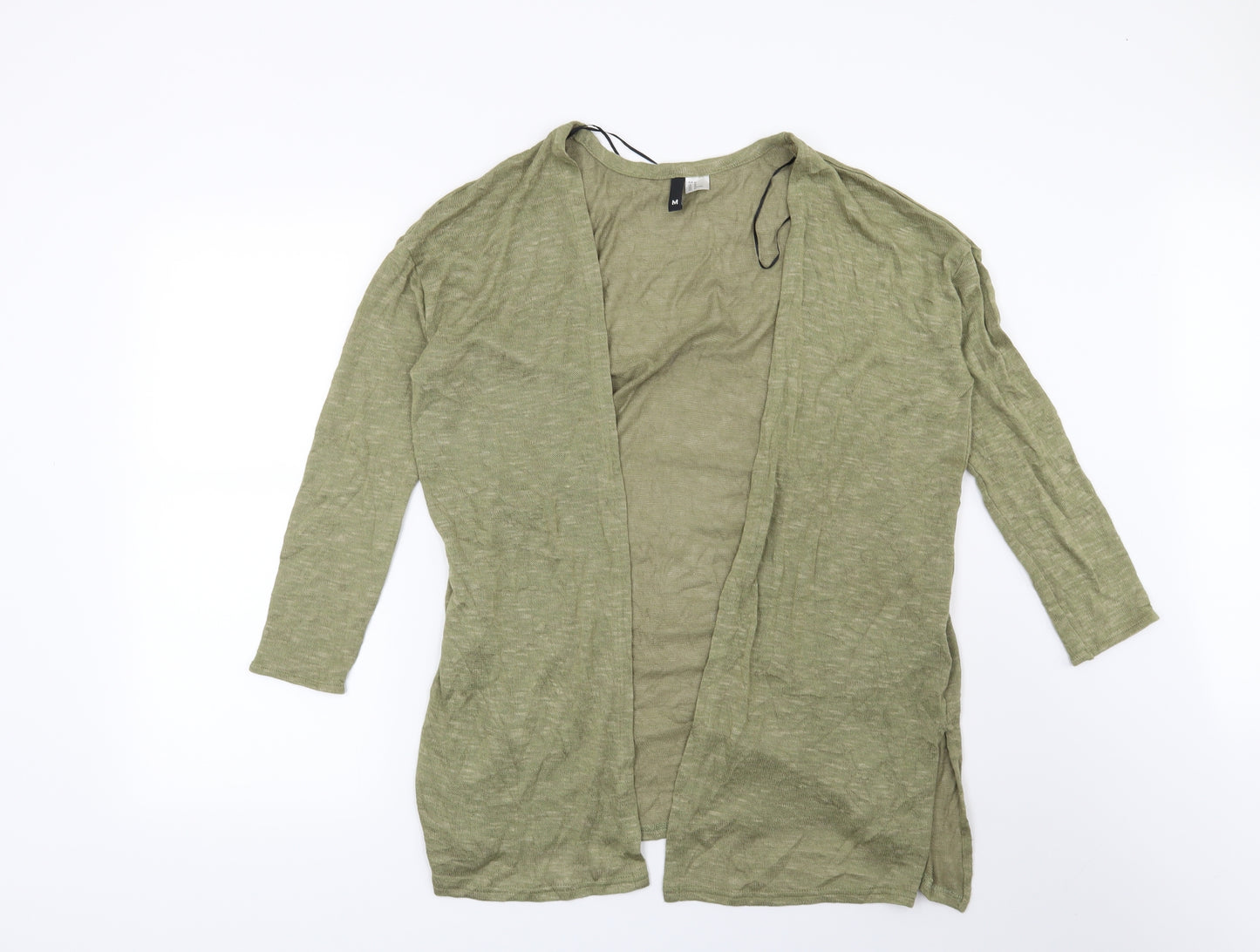 H&M Womens Green   Cardigan Jumper Size M