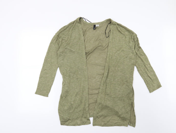 H&M Womens Green   Cardigan Jumper Size M