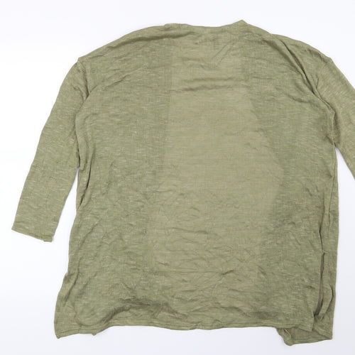 H&M Womens Green   Cardigan Jumper Size M