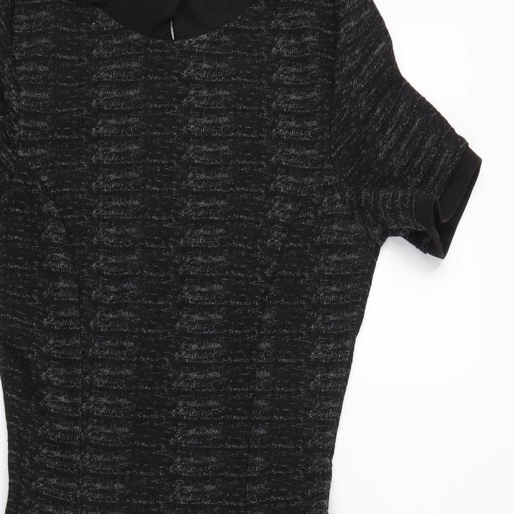 H&M Womens Black   Fit & Flare  Size 14