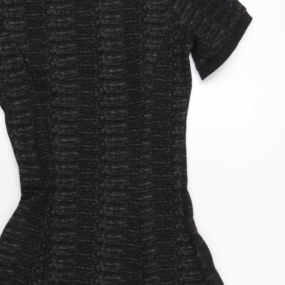 H&M Womens Black   Fit & Flare  Size 14