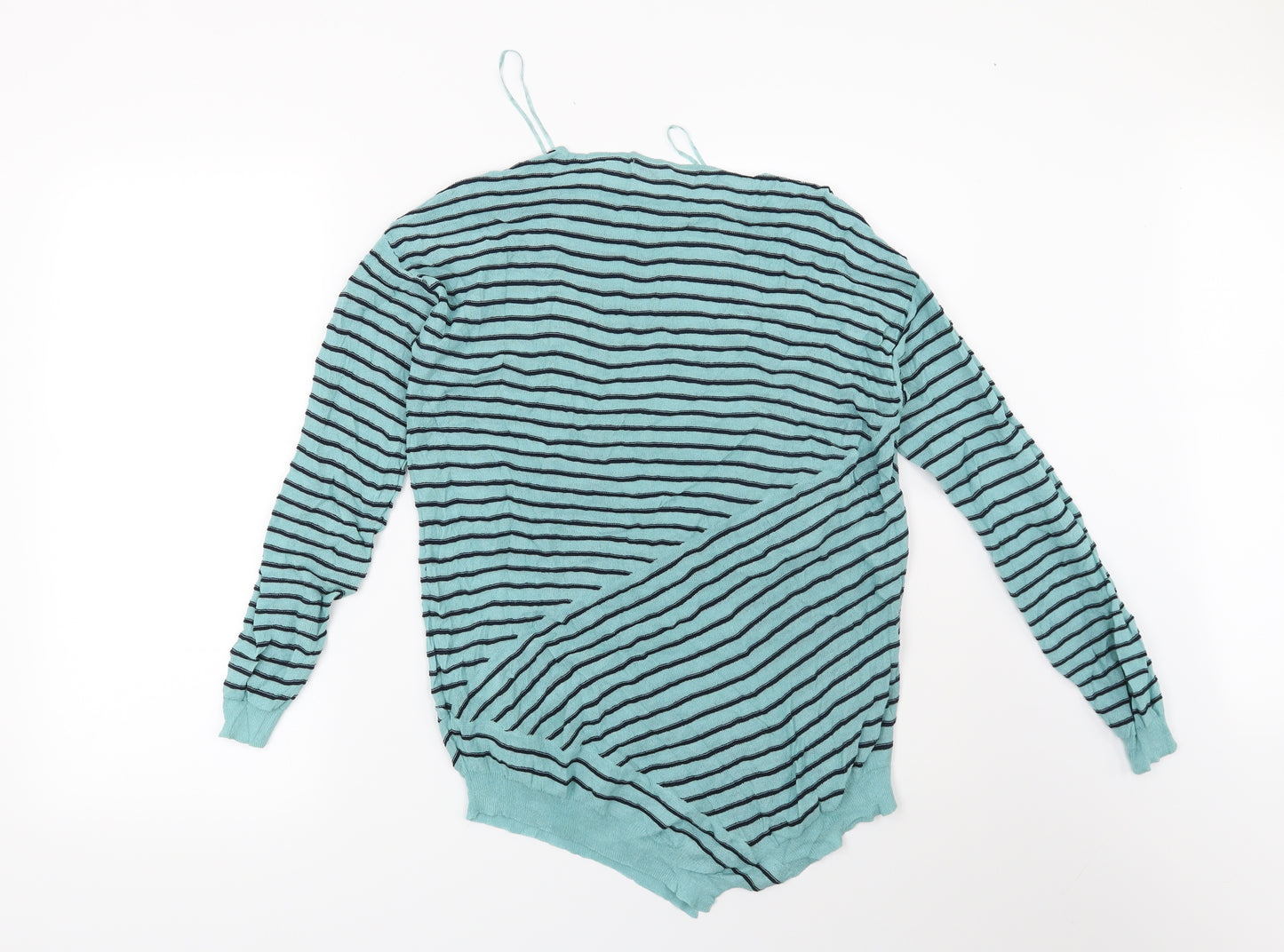 NEXT Womens Blue Striped  Pullover Jumper Size 10