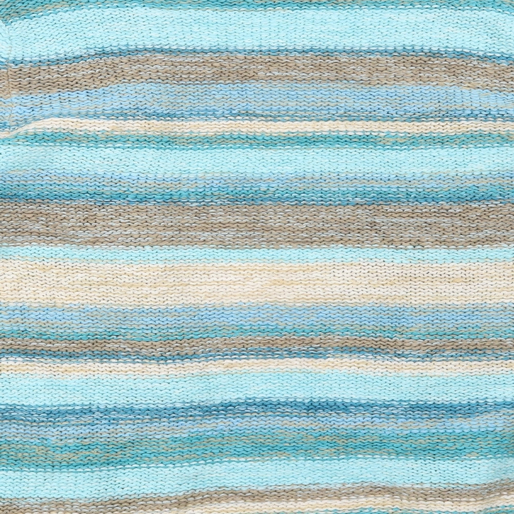 Paramour Womens Blue Striped  Cardigan Jumper Size S