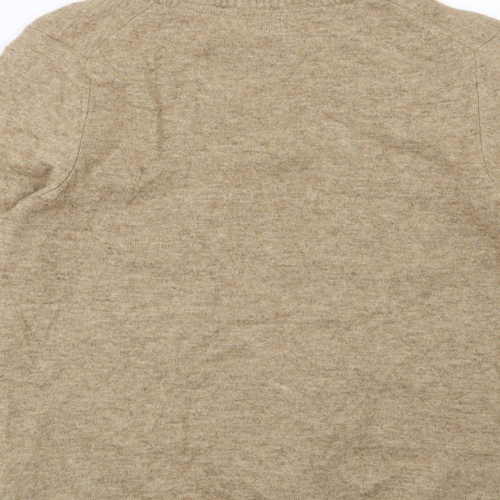 H&M Mens Beige   Pullover Jumper Size S