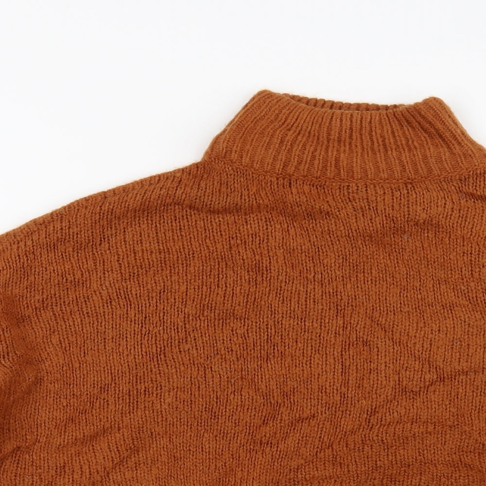 New Look Womens Orange   Pullover Jumper Size M